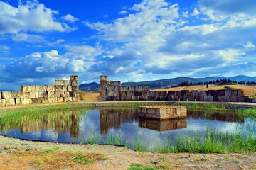 view of the Teatro del Silenzio built by order of the Italian tenor Andrea Bocelli in Lajatico, Pisa, Italy