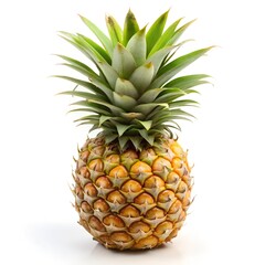 Fototapeta premium Pineapple on white background