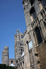 Fototapeta premium Ely Cathedral - The Cathedral Church of the Holy and Undivided Trinity of Ely - Principal church of the Diocese of Ely - Ely - Cambridgeshire - England - UK