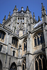 Fototapeta premium Ely Cathedral - The Cathedral Church of the Holy and Undivided Trinity of Ely - Principal church of the Diocese of Ely - Ely - Cambridgeshire - England - UK