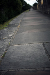 Obraz premium Inside pathway of the York city walls - York - North Yorkshire - England - UK