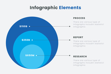 Minimal business circle infographic design template for cycling diagram. presentation and round chart. Business concept, modern flat vector illustration for data visualization.