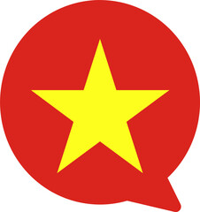 Vietnam Falg on Chat Icon