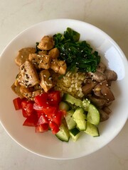 chicken with vegetables