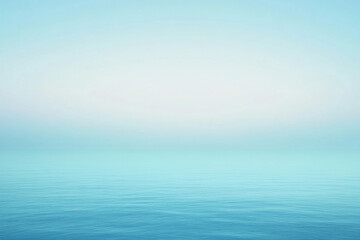 Obraz premium gradient of blue hues reflecting calm waters and sky background