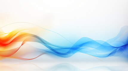 Abstract Color Gradient Background with Wavy Pastel Tones, Perfect for Minimalistic Design and Digital Art