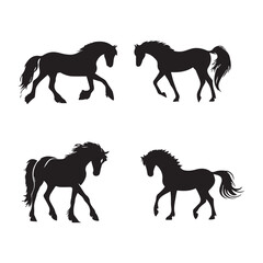 A vector art illustration silhouettes design 