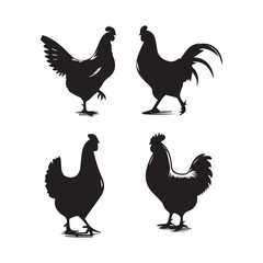 A vector art illustration silhouettes design 