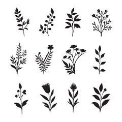 A vector art illustration silhouettes design 