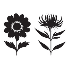 A vector art illustration silhouettes design 