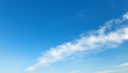 Fototapeta premium 맑고 푸른 하늘에 떠있는 구름들