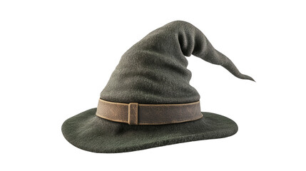 Photorealistic Wizard Hat on White Background
