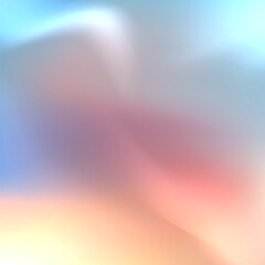 Obraz premium Vector illustration dim holographic background in neon blue, orange, purple colors with a bright glow