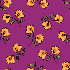 Beautiful floral design featuring intricate blossoms and leaves in soft pastel shades. Ideal for fabric, wallpaper, and digital projects. High-resolution, seamless, and versatile