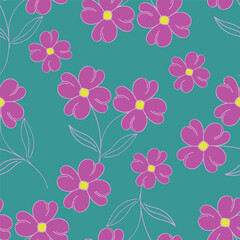Beautiful floral design featuring intricate blossoms and leaves in soft pastel shades. Ideal for fabric, wallpaper, and digital projects. High-resolution, seamless, and versatile