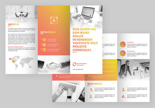 Trifold Brochure Layout 