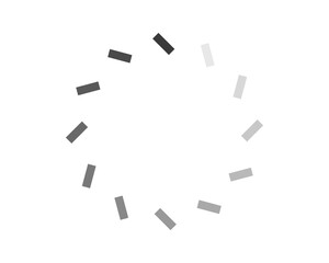 Loading bar status icon. Vector illustration. Vector loaded icons. Download progress. Donload or Upload.