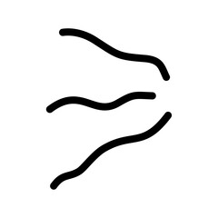 Doodle Cartoon vibration lines