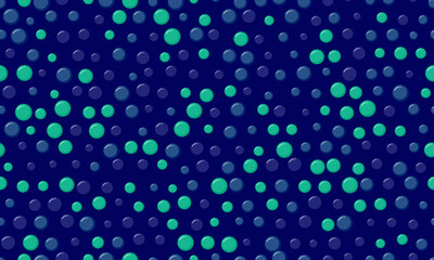 Geometric polka dot pattern with colorful spots, perfect for seamless wallpaper, textile prints, and modern poster backgrounds with an abstract touch.