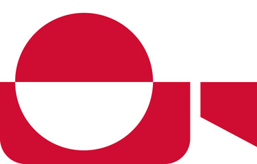 Greenland flag on Video Call © umerawanpk