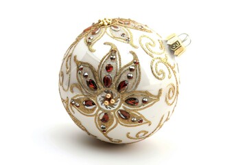 Christmas Ornament - Sparkling Glass Ball Closeup