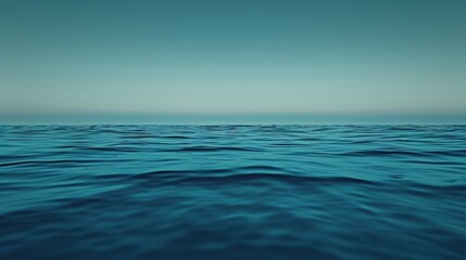 Obraz premium Tranquil Ocean Horizon