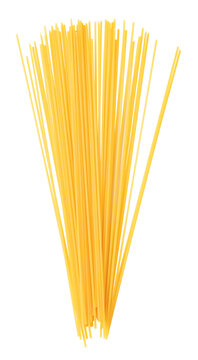 Bunch of spaghetti isolated. png file