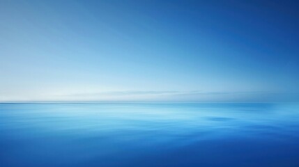 Obraz premium Serene Seascape with a Blue Sky