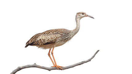 Naklejka premium Black Legged Seriema Bird on Transparent Background PNG, Photo Realistic, Wallpaper, Cover and Screen for Smartphone, PC, Laptop, Transparent PNG