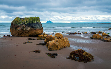 Boulders, Beach, Lendalfoot,South Ayrshire, Scotland, UK