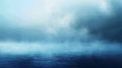 Naklejka premium Foggy Lake