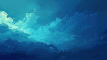 Fototapeta premium Blue Sky Abstract Art