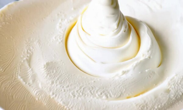 Vortex movement static shVortex movement static shot: A swirl of whipped cream forming a vortex oot: A swirl of whipped cream forming a vortex on a dessert. The scene is lit with soft, diffused light.