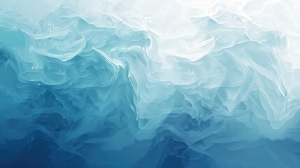 Obraz premium Abstract Blue and White Swirls