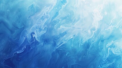 Abstract Blue Swirls