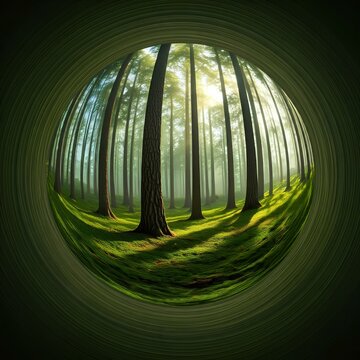 Fisheye forests 