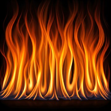 fire in the dark