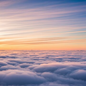 sunset in the sky