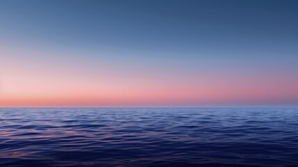 Obraz premium Tranquil Ocean Sunset