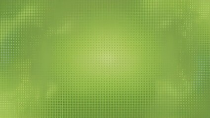 Obraz premium Abstract green halftone background. Generative Ai.