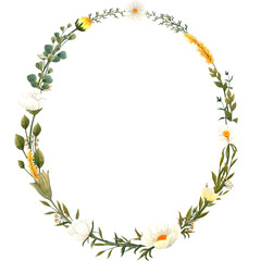 Watercolor Brench Wedding Branch Frame Rustic Floral