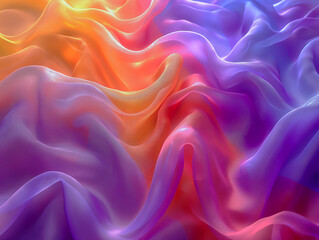 Fototapeta premium カラフルな繊維のアブストラクトイメージ