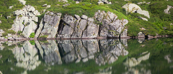 reflex in a lake