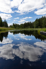 Obraz premium Lake Reflection in Northern Sweden