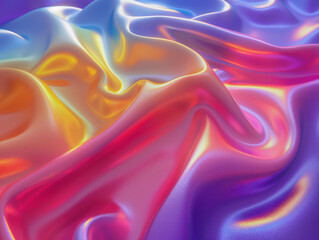 Obraz premium カラフルな繊維のアブストラクトイメージ