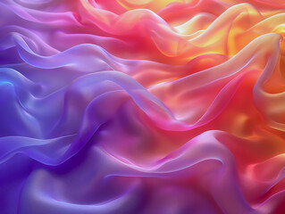 Obraz premium カラフルな繊維のアブストラクトイメージ