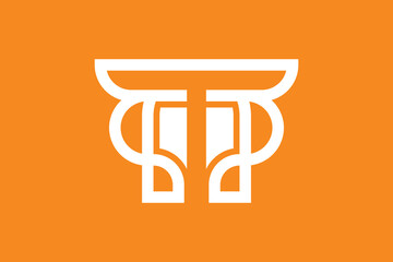 Abstract Letter T logo vector design template