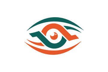 Obraz premium Abstract Simple Eye Logo vector concept design