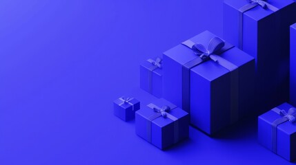 Obraz premium Futuristic Cyber Monday Sale Concept with Minimalist Design Space for Text Overlay