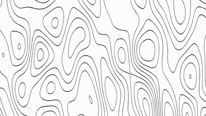 Topographic map. Geographic mountain relief. Abstract lines background. Contour maps. Vector illustration, Modern design with White background with topographic wavy pattern